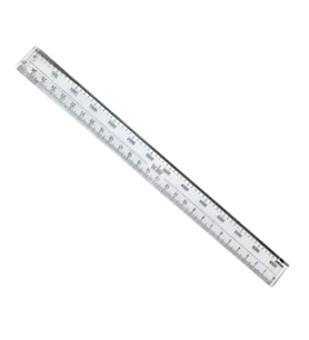 27 cm düz Harita Cetveli 1/25000 ölçekli  -Askeri Cetvel