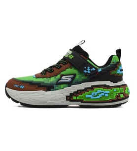 Skechers Mega-Craft 4 K Kids Sneaker Lastik Bağcıklı Cırtlı Çocuk Ayakkabısı Yeşil