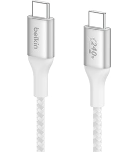 Belkin Boostcharge Usb-C - Usb-C Şarj Kablosu, Hızlı Şarj Kablosu, 240 W Power Delivery, Usb-If Sert