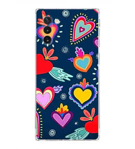 PrintiFy Samsung Galaxy Note 10 ile Uyumlu Retro Color 3  Kamera Korumalı Şeffaf  Kılıf
