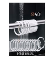 TransForMacion Banyo Perde Halkaları 40 ADET 719911