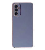 Galaxy M23 Kılıf Volet Silikon - Mavi