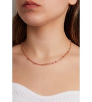 Elika Silver Kadın Üç Sıra Top Zincir 925 Ayar Gümüş Kolye