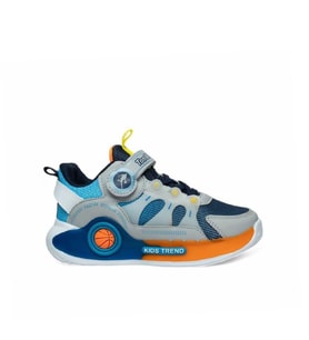 Trend Adımlar Gri Erkek Çocuk Ultra Hafif Yarım Boğaz Sneaker