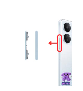 Xiaomi Redmi 13C 4G Yan Ses Tuşu Plastik Düğme 23100RN82L Uyumlu