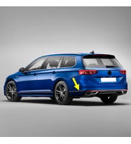 VW Passat B8.5 Variant SW 2020-2023 Arka Tampon Sol Köşe Kromaj Çıta