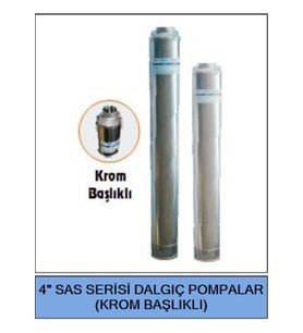Best SAS 4" Derinkuyu Motorsuz Dalgıç Pompa-5 Kademe