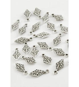 Üçgen Tesbih Ara Aparatı 50 Gram (Gümüş)