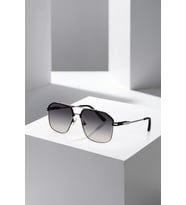 Polo Air UV400 Korumalı Metal Çerçeve Erkek Güneş Gözlüğü Siyah Gümüş Renk PLG-2121C3