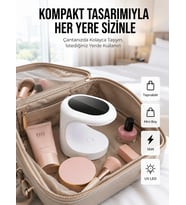 Seyehat Tipi Mini Oje Kurutucu Ultriole Mor Işık Protez Tırnak Kurutucu