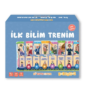 İlk Bilim Trenim - Cırt Cırtlı Yapboz ve Kitap Seti