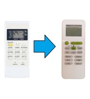 Dıamond Electric Klima Kumandası.Resimde Sağdaki Gönderilir