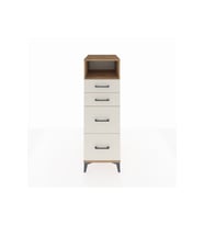 Kronos Dolap Tek Raflı 4 Çekmeceli 44x59x134 Çam-Aytaşı
