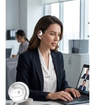 Northcity Çift Mikrofonlu Bluetooth Kulaklık Uzun Pil Ömrü ve Hızlı Şarj Özellikli Spor Kulaklığı