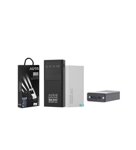 AURIS ARS-K29 22.000 mAh 82.5W Powerbank (Siyah)