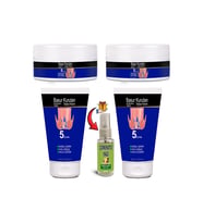 BasurKurutan Masaj Kremi 2şerli Set E Vitaminli Aslanpençesi Kestane Hellebore Çiçek Esktarları (50 ml) Tüp&Kavanoz  + Çörekotu Yağı