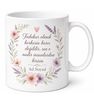 İsme Özel Fedakar Arkadaşım Yazılı Kupa Bardak Özel Tasarım Hediye