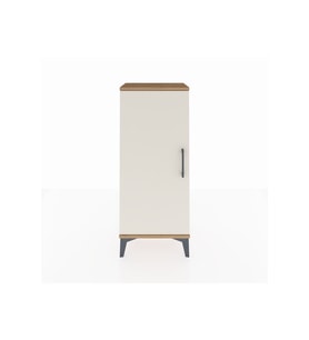 Arges Komodin 2 Raflı Tek Kapaklı 44x30x106 Çam-Aytaşı