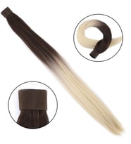 Fiber Sen Sihirli At Kuyruğu / Kumral / Platin Ombreli