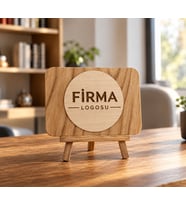 Firmaya Özel Ahşap Logo Tasarım Tablo – Kişiye Özel Tasarım, El Yapımı Kurumsal Hediye