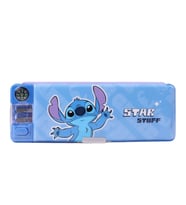 Petityu Stitch Kalem Kutu Sert Kapaklı Basmalı Stitch Kalem Kutusu