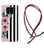 Tecno Camon 16 18P Pova Kılıf Boyun Asklı Rasta Silikon Flowers 4 1390