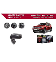 Dacia Duster Uyumlu 2010-2017 Araca Özel Kol Dayama Kolçak Siyah Niken Parça