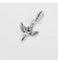 Aşk Meleği, Takantakana Worldshop, Pandora, Bileklik Uyumlu, Gümüş, Charm  (1Adet)