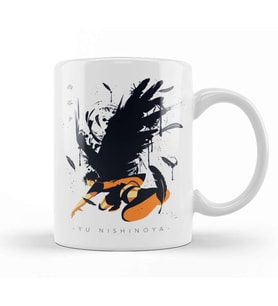 Haikyuu Nishinoya Minimalist Kupa Bardak Porselen