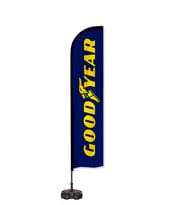 Goodyear Logolu Yelken Bayrak Set