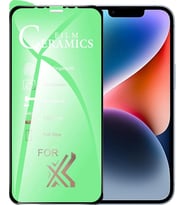 Apple Uyumlu   iPhone 14 Plus Ekran Koruyucu 9d Seramik Nano Tam Kaplayan Kırılmaz Cam Kavisli