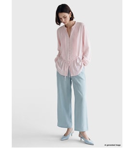 LCW Modest Mavi Beli Lastikli Modal Karışımlı Kadın Pantolon