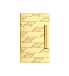 S.T. Dupont Line 2 Cling 1872 Monogram Gold Puro Çakmağı 16178
