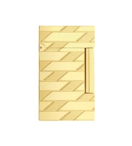 S.T. Dupont Line 2 Cling 1872 Monogram Gold Puro Çakmağı 16178