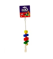 ZioO Renkli Ahşap Kuş Oyuncağı