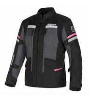 JK122K Motosiklet Montu Çocuk 4 Mevsim Oxford 600-D Dayanıklı Kumaş Motorcu Mont Kids Black