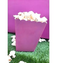 8'li Pembe Mısır Kutusu - PopCorn Kutusu - Doğum Günü İkram Hediye - Orta Boy