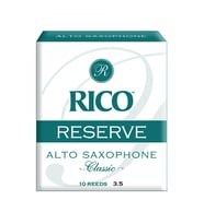 D'Addario RJR1035 Rico Reserve Alto Saksafon Kamışı No: 3.5 (Profesyonel) - 10'lu Paket  İleri Seviye Profesyonel Kullanım ve Kararlı Tını