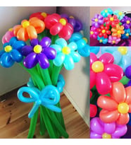 Sürpriz Balon Buketi 13 Adet