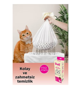 Dalipet Kedi Kumu Temizleme Elekli Filtre 7 li X 3 Kutu