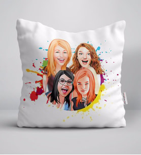 BK Gift Kişiye Özel Bekarlığa Veda Karikatürlü Beyaz Yastık-5