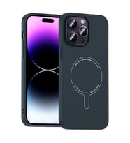 iPhone 14 Pro Max Kılıf M-Safe Şarj Özellikli Kamera Korumalı Elio Sert PC Kılıf