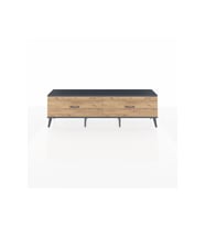 Arges TV Ünitesi 2 Çekmeceli  176x30x51 Antrasit-Antrasit/Çam