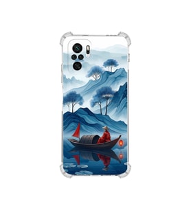 PrintiFy Xiaomi Redmi Note10s ile Uyumlu Simya Serisi Sonsuz Akış Tasarımlı Uv Baskılı Köşe Korumalı Antişok Kılıf