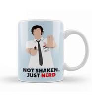 Chuck Bartowski Not Shaken Just Nerd Kupa Bardak Porselen