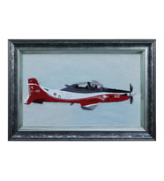 e38 EL İŞÇİLİĞİ EL NAKIŞI TABLO HÜRKUŞ 70x50 cm - 5990 (Karışık)