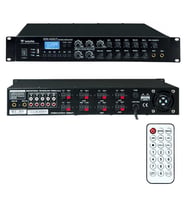 Westa WM-450UT 450W 6 Bölge Kontrollü Profesyonel Mikser Anfi Bluetooth, USB Ve Eko Destekli Hat Trafolu Güç Ünitesi
