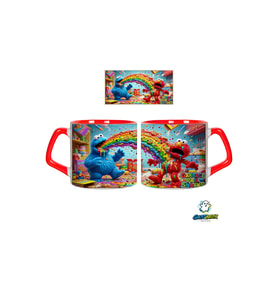 Ghostbastır Design Susam Sokağı Kupa Bardak Tek Adet 0708