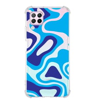 Huawei P40 Lite  Köşe Korumalı Antişok Kapak Renkli Desen Tasarımlı Şeffaf  Kılıf