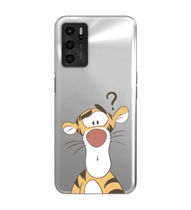 Oppo A16 / A55 Uyumlu Tigger Tasarımlı Şeffaf Telefon Kılıfı